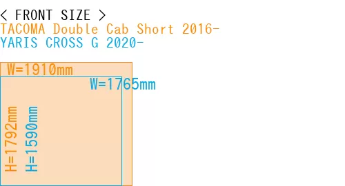 #TACOMA Double Cab Short 2016- + YARIS CROSS G 2020-